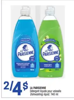 Uniprix LA PARISIENNE Détergent liquide pour vaisselle/Dishwashing liquid offer