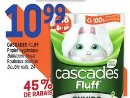 Uniprix CASCADES FLUFF Papier hygiénique/Bathroom tissue offer