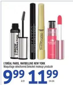 Uniprix L'ORÉAL PARIS, MAYBELLINE NEW YORK Maquillage sélectionné/Selected makeup products offer