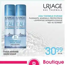Uniprix URIAGE Produits sélectionnés/Selected products offer