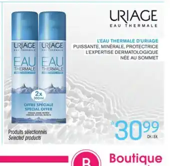 Uniprix URIAGE Produits sélectionnés/Selected products offer