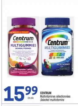 Uniprix CENTRUM Multivitamines sélectionnées/Selected multivitamins offer