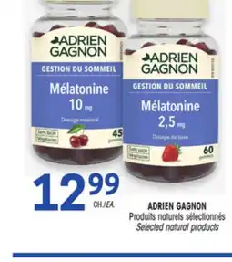 Uniprix ADRIEN GAGNON Produits naturels sélectionnés / Selected natural products offer