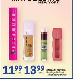Uniprix MAYBELLINE NEW YORK Maquillage sélectionné / Selected makeup products offer