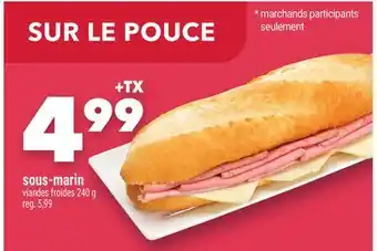 Marche Ami Sous-marin offer