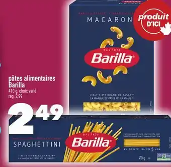 Marche Ami PÂTES ALIMENTAIRES BARILLA offer