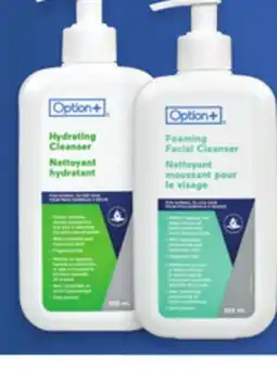 Uniprix OPTION+ Nettoyant pour le visage/Facial cleanser offer