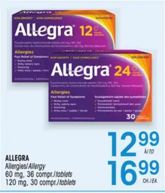 Uniprix ALLEGRA Allergies/Allergy offer