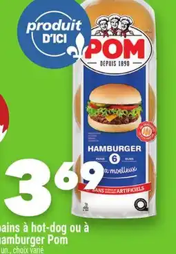 Marche Ami PAINS À HOT-DOG OU À HAMBURGER POM offer
