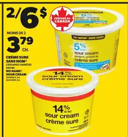 Provigo CRÈME SURE SANS NOM | NO NAME SOUR CREAM, 500 ML offer