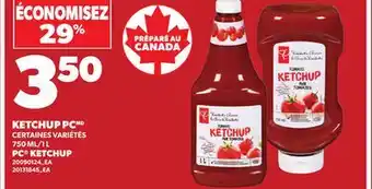 Provigo KETCHUP PC, 750 ML/1 L offer