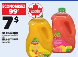Provigo JUS DEL MONTE | DEL MONTE JUICE, 2.5 L offer