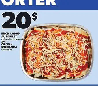 Provigo ENCHILADAS AU POULET | CHICKEN ENCHILADAS, 2 KG offer