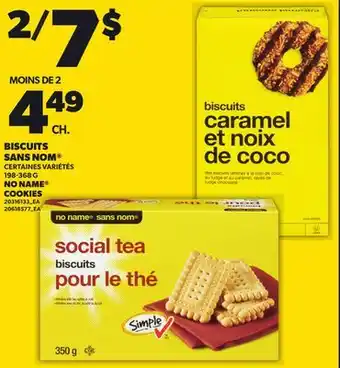 Provigo BISCUITS SANS NOM | NO NAME COOKIES, 198-368 G offer