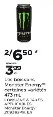 Provigo Les boissons MONSTER ENERGY |MONSTER ENERGY, 473 ML offer
