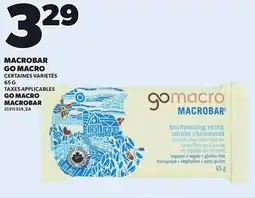 Provigo MACROBAR GO MACRO | GO MACRO MACROBAR, 65 G offer