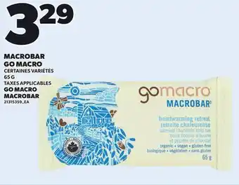 Provigo MACROBAR GO MACRO | GO MACRO MACROBAR, 65 G offer