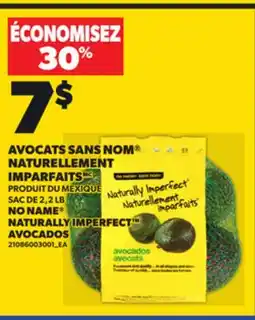 Provigo AVOCATS SANS NOM NATURELLEMENT IMPARFAITS, 2,2 LB | NO NAME NATURALLY IMPERFECT AVOCADOS offer