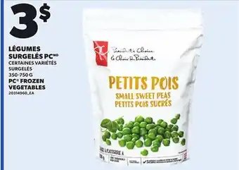Provigo LÉGUMES SURGELÉS PC | PC FROZEN VEGETABLES, 350-750 G offer