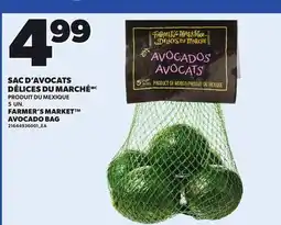 Provigo SAC D'AVOCATS DÉLICES DU MARCHÉ | FARMER'S MARKET AVOCADO BAG, 5 UN offer