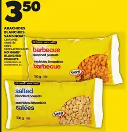 Provigo ARACHIDES BLANCHIES SANS NOM | NO NAME BLANCHED PEANUTS, 500 G offer