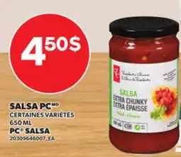 Provigo SALSA PC | PC SALSA, 650 ML offer