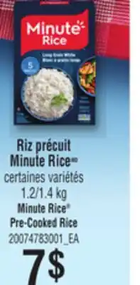 Provigo RIZ PRÉCUIT MINUTE RICE | MINUTE RICE PRE-COOKED RICE, 1.2/1.4 kg offer