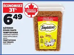 Provigo GÂTERIES POUR CHATS TEMPTATIONS | TEMPTATIONS CAT TREATS, 454 G offer