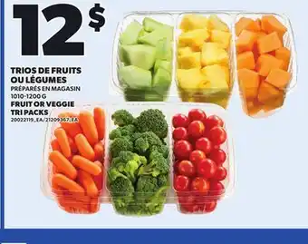 Provigo TRIOS DE FRUITS OU LÉGUMES | FRUIT OR VEGGIE TRI PACKS, 1010-1200 G offer