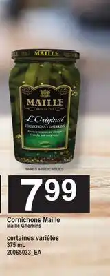 Provigo CORNICHONS MAILLE GHERKINS, 375 ML offer