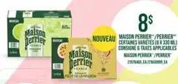 Provigo MAISON PERRIER | PERRIER, (8 X 330 ML) offer