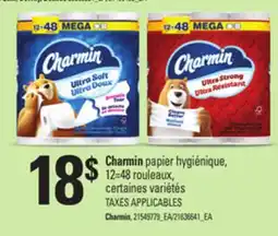 Provigo CHARMIN PAPIER HYGIÉNIQUE | CHARMIN, 12=48 ROULEAUX offer