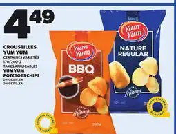 Provigo CROUSTILLES YUM YUM | YUM YUM POTATOES CHIPS, 170/200 G offer