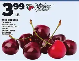 Provigo TRÈS GROSSES CERISES | EXTRA LARGE CHERRIES offer