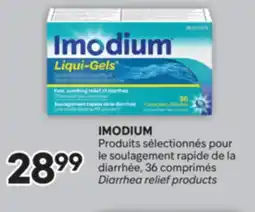 Brunet IMODIUM Produits sélectionnés pour le soulagement rapide de la diarrhée offer