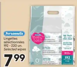 Brunet PERSONNELLE Lingettes sélectionnées offer