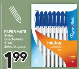 Brunet PAPER MATE Stylos sélectionnés offer