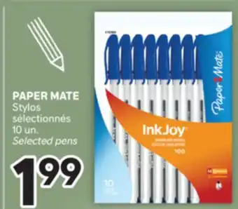 Brunet PAPER MATE Stylos sélectionnés offer
