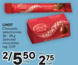 Brunet LINDT Chocolats sélectionnés offer