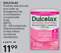Brunet DULCOLAX Produits sélectionnés pour aider au soulagement de la constipation occasionnelle 5 mg offer