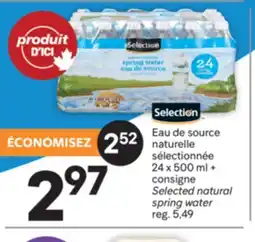 Brunet Eau de source naturelle sélectionnée offer