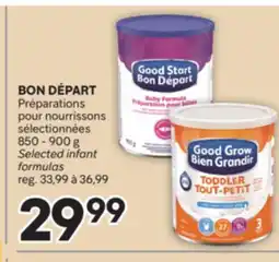 Brunet BON DÉPART Préparations pour nourrissons sélectionnées offer