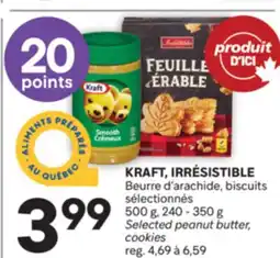 Brunet KRAFT, IRRÉSISTIBLE Beurre d'arachide, biscuits sélectionnés offer
