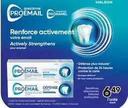 Brunet SENSODYNE Dentifrices sélectionnés offer