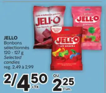 Brunet JELLO Bonbons sélectionnés Selected candies offer