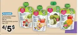 Brunet PERSONNELLE Purées pour bébés sélectionées offer