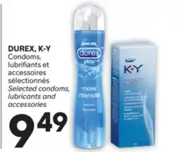 Brunet DUREX, K-Y Condoms, lubrifiants et accessoires sélectionnés offer