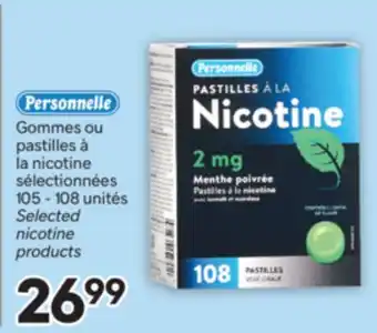 Brunet Personnelle Gommes ou pastilles à la nicotine sélectionnées offer