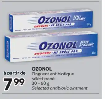 Brunet OZONOL Onguent antibiotique sélectionné offer