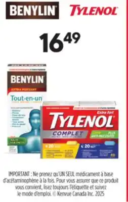Brunet BENYLIN, TYLENOL offer